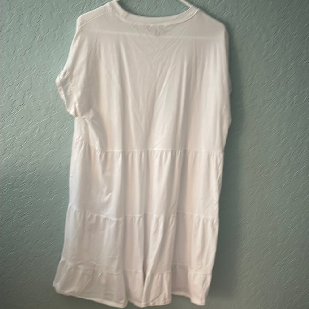 J. Crew White Ruffle Dress - Picture 5 of 6
